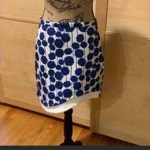 Topshop Blue Floral Shirt